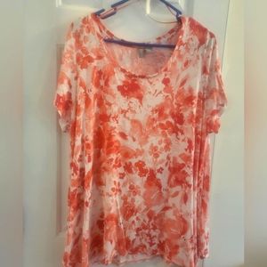 Scoop neck tunic, size 2X